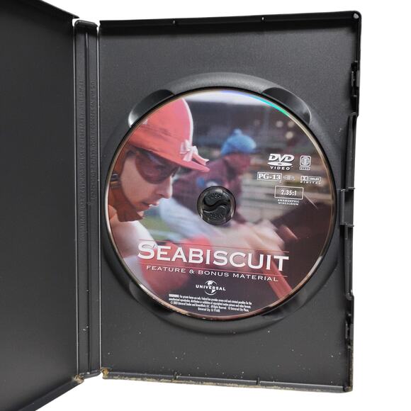 Seabiscuit Horse Racing Inspiring True Story DVD Jokey Trainer Businessman Movie - Picture 5 of 6